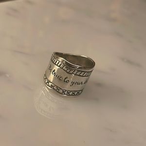 Silpada | “Be True To Your Dreams” Israel 925 Silver Ring